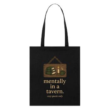Booktok Fantasy Bookish Humor Geschenk Für - Stanley/Stella Bio-Stoffbeutel - Schwarz - Vorne