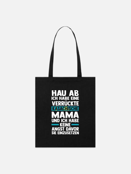 Kasachen Mama Mutter Kasachstan - Stanley/Stella Bio-Stoffbeutel - Schwarz