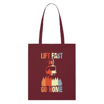 Blague de snowboard - Tote bag bio Stanley/Stella - bordeaux - Devant
