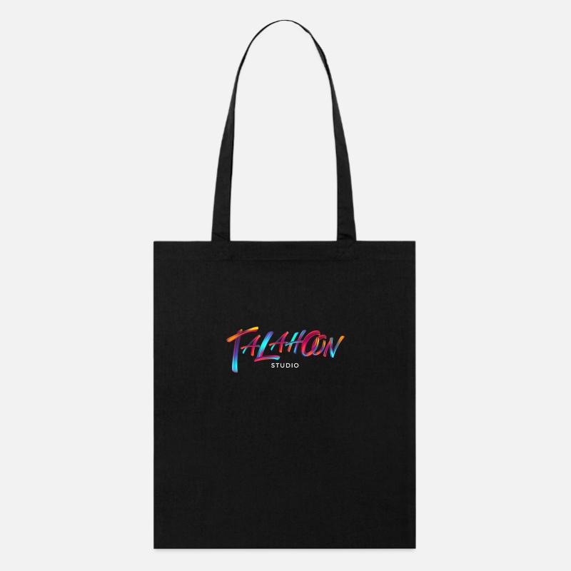 Talahoon Studios Rainbow Brushed - Stanley/Stella Bio-Stoffbeutel - Schwarz