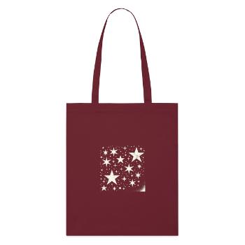 étoiles lumières comète ciel étoile - Tote bag bio Stanley/Stella - bordeaux - Devant