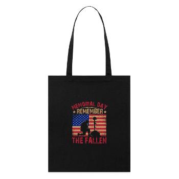 Jour commémoratif Souvenez-vous des morts - Tote bag bio Stanley/Stella - noir - Devant