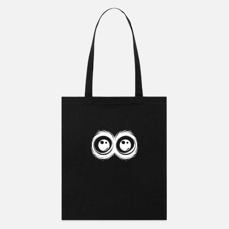 Drôles d’yeux avec un regard perçant - Tote bag bio Stanley/Stella - noir