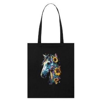 Arabic - Stanley/Stella Organic Tote Bag - black - Front