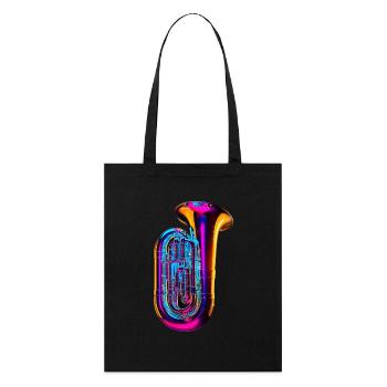 Tuba - Tote bag bio Stanley/Stella - noir - Devant