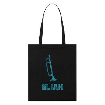 Brass band Elijah - Stanley/Stella Organic Tote Bag - black - Front