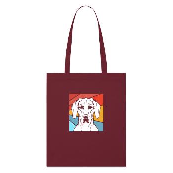 Rhodésian Ridgeback - Tote bag bio Stanley/Stella - bordeaux - Devant