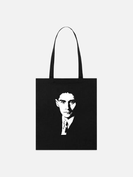Franz Kafka Shirt - Stanley/Stella Bio-Stoffbeutel - Schwarz