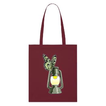 Lanterne Papillon - Tote bag bio Stanley/Stella - bordeaux - Devant