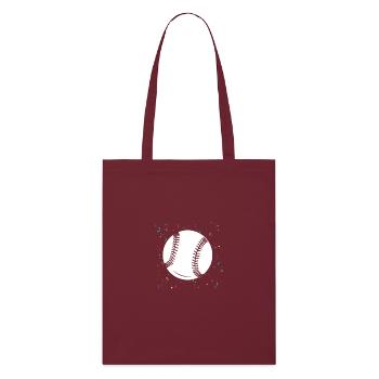 Joueur de baseball Baseball - Tote bag bio Stanley/Stella - bordeaux - Devant