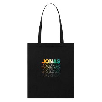 Jonas - Stanley/Stella Bio-Stoffbeutel - Schwarz - Vorne