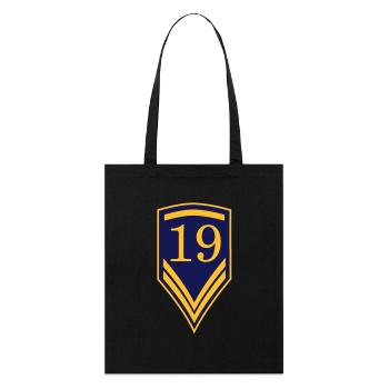Gift for the 19th Birthday - 19 years - Stanley/Stella Organic Tote Bag - black - Front