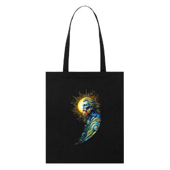 God by Vincent van Gogh - Stanley/Stella Organic Tote Bag - black - Front