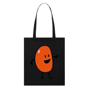 french (yelly) bean - Tote bag bio Stanley/Stella - noir - Devant