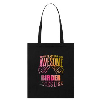 Birder - Tote bag bio Stanley/Stella - noir - Devant