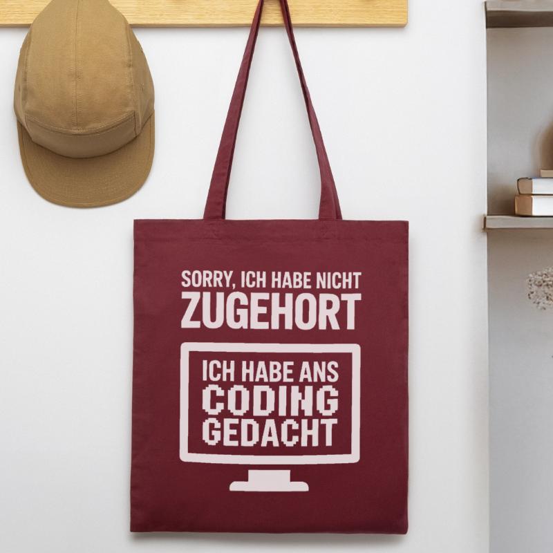 Coding Gedanke Spruch Stanley/Stella Bio-Stoffbeutel