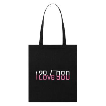 Formel der Liebe - Formula of Love - Stanley/Stella Organic Tote Bag - black - Front