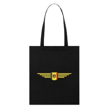 T-shirt Moldavie – Fier de la Moldavie - Tote bag bio Stanley/Stella - noir - Devant