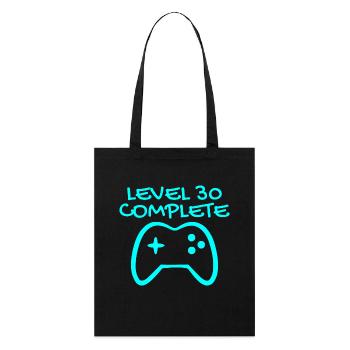 30 anniversaire Niveau 30 Complete - Tote bag bio Stanley/Stella - noir - Devant