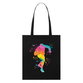 Lanceur de poids Colorsplash Lancer de poids - Tote bag bio Stanley/Stella - noir - Devant