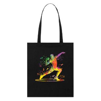 Lanceur de poids Colorsplash Lancer de poids - Tote bag bio Stanley/Stella - noir - Devant