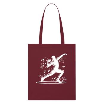 Lanceur de poids Colorsplash Lancer de poids - Tote bag bio Stanley/Stella - bordeaux - Devant
