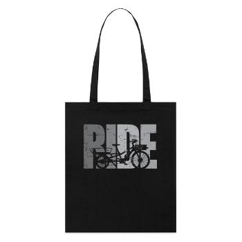 Vélo Cargo - Tote bag bio Stanley/Stella - noir - Devant