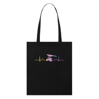 Paratrike Motor Hang Glider Deltatrike - Stanley/Stella Organic Tote Bag - black - Front