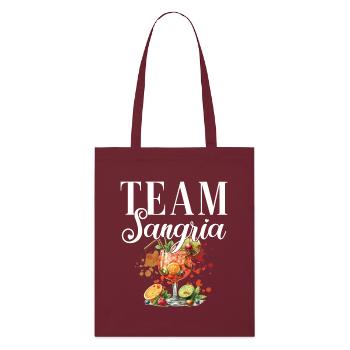Cocktail Barkeeper Team Sangria - Stanley/Stella Bio-Stoffbeutel - Burgunderrot - Vorne