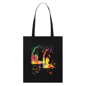 Natation artistique par équipe Natation synchronisée - Tote bag bio Stanley/Stella - noir - Devant