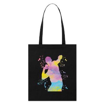 Lanceur de poids Colorsplash Lancer de poids - Tote bag bio Stanley/Stella - noir - Devant