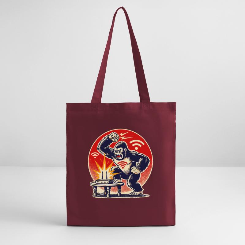 Une mode agressive comme un singe ! Wi-Fi Rage Gorilla Tote bag bio Stanley/Stella