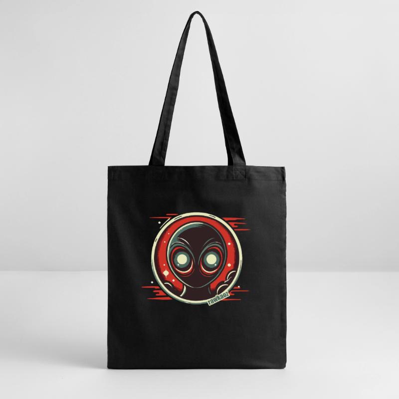 Mysterious alien with shining eyes Stanley/Stella Organic Tote Bag