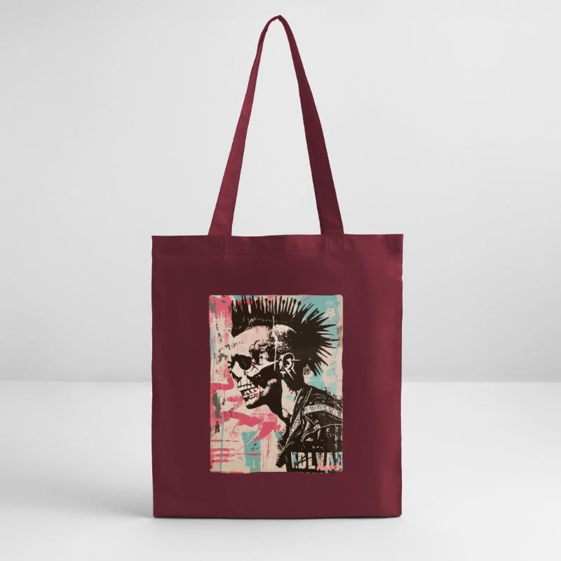 Conception de crâne punk rock Tote bag bio Stanley/Stella