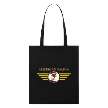 American Samoa, Elegance Style Design T-Shirt - Stanley/Stella Organic Tote Bag - black - Front