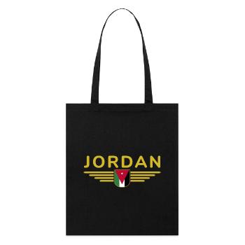 Jordan Amman Fan Outfit T-Shirt Design Gift - Tote bag bio Stanley/Stella - noir - Devant