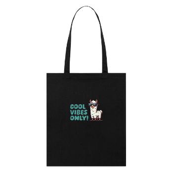 Lunettes de soleil Llama Cool - Tote bag bio Stanley/Stella - noir - Devant