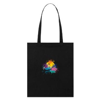 Colorful Splash Art Dog Lover Beagle Head - Tote bag bio Stanley/Stella - noir - Devant