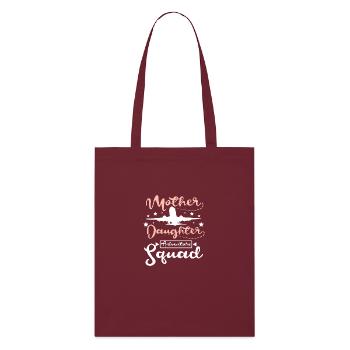 Mother Daughter adventure squad - Stanley/Stella Bio-Stoffbeutel - Burgunderrot - Vorne