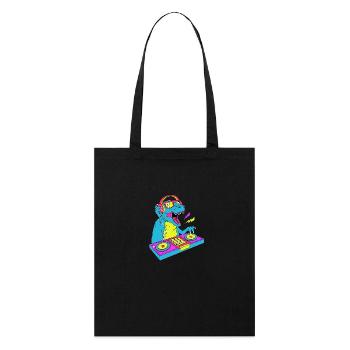 Rave Raver Techno music Techno bass Mixer - Stanley/Stella Organic Tote Bag - black - Front
