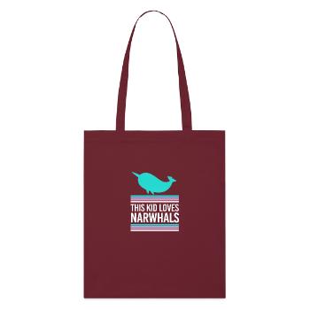 Narval - Tote bag bio Stanley/Stella - bordeaux - Devant