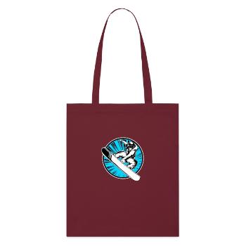 Snowboard Snowboard Vacances snowboard Snowboarders - Tote bag bio Stanley/Stella - bordeaux - Devant