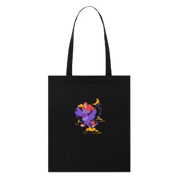 Papillon de nuit - Tote bag bio Stanley/Stella - noir - Devant