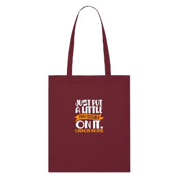 Maman croquante - Tote bag bio Stanley/Stella - bordeaux - Devant
