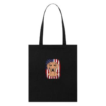 Rhodésian Ridgeback - Tote bag bio Stanley/Stella - noir - Devant