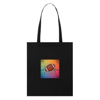 Touché! La fascination du football américain - Tote bag bio Stanley/Stella - noir - Devant