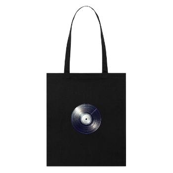 vinyle - Tote bag bio Stanley/Stella - noir - Devant
