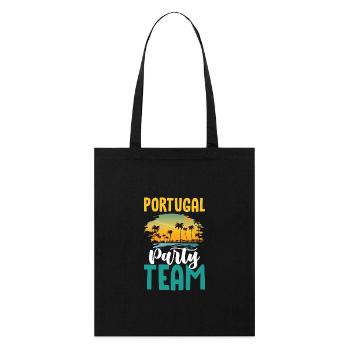 Équipe du Portugal Party - Tote bag bio Stanley/Stella - noir - Devant