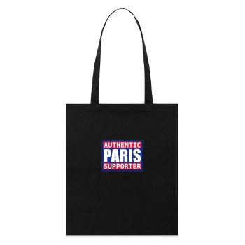 Paris Authentic bear - Stanley/Stella Organic Tote Bag - black - Front