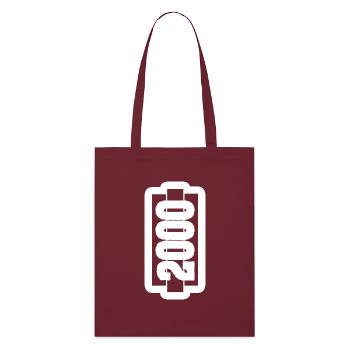 2000 - Stanley/Stella Organic Tote Bag - burgundy - Front